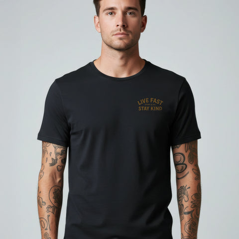 Live Fast. Stay Kind Tee