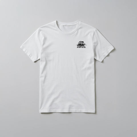 Hugs & High Fives tee, front flat-lay