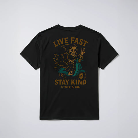 Live Fast. Stay Kind Tee