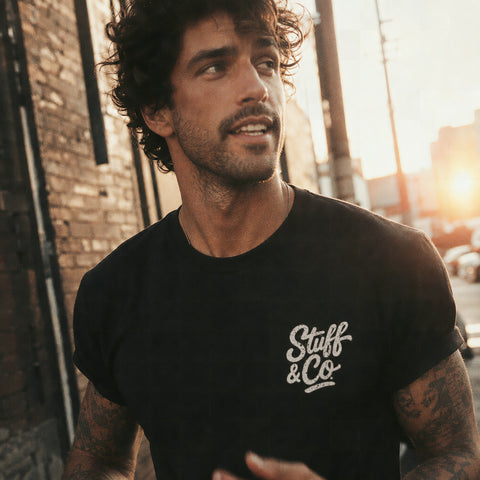 Stuff & Co signature series black tee